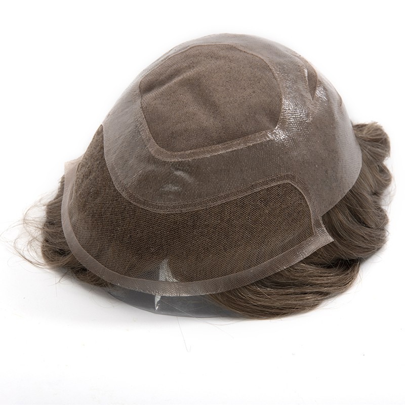 27+ W | Fine Mono with Lace Front and Skin Hairpieces for Men Wholesale