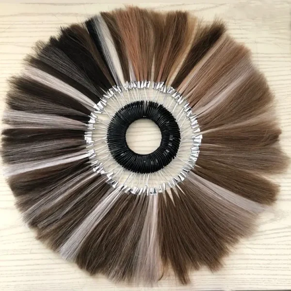 Color Ring for Men Toupee Human Hair Used for Hair Piece Hair Systems