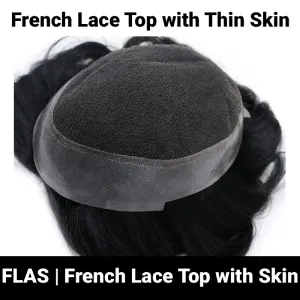 FLAS | French Lace Top with Thin Skin Perimeter
